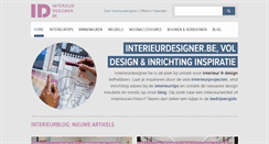 Desktop Screenshot of interieurdesigner.be