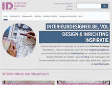 Tablet Screenshot of interieurdesigner.be